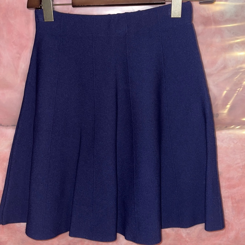 A beautiful navy blue knee length skirt